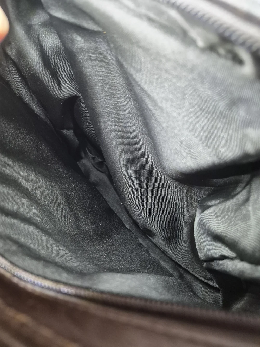 Wilsons Leather Dark Brown Leather Messenger Satchel